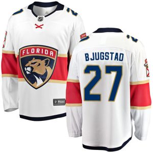 Herren Florida Panthers Eishockey Trikot Nick Bjugstad #27 Breakaway Weiß Fanatics Branded Auswärts